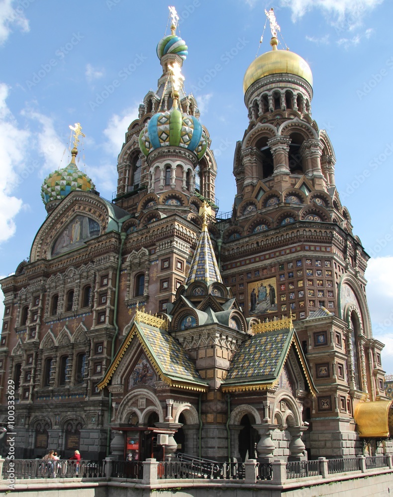 Church of the Saviour on Spilled Blood in Sankt Petersburg, Russland