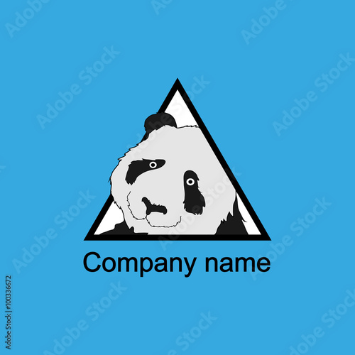 Fototapeta Naklejka Na Ścianę i Meble -  panda logo.Vector