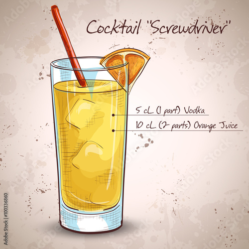 Screw driver cocktail 