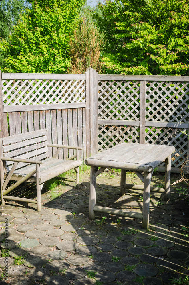 Pergola and a place to relax in the garden Pergola and a place to relax in the garden