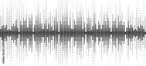 Background with a sound scale.