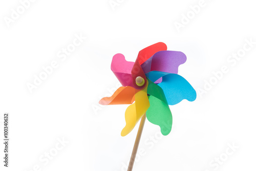 Pinwheel isolated on white