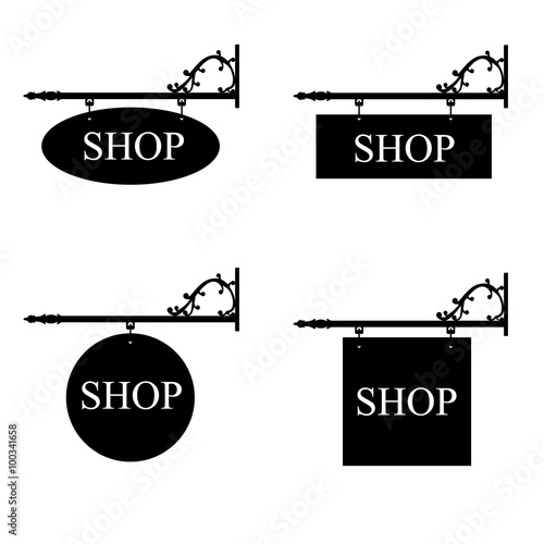 Old shop sign