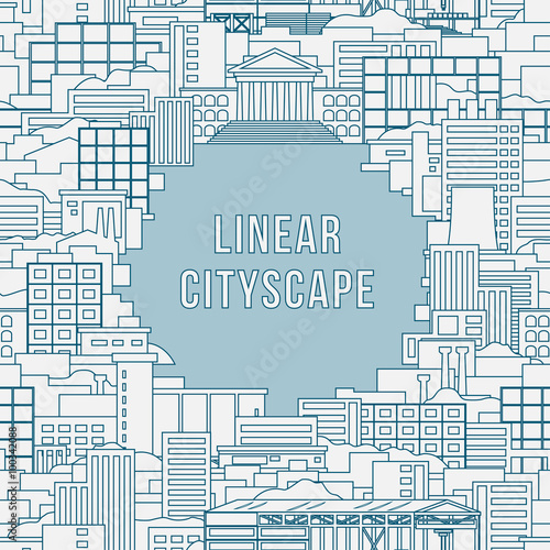 Linear cityscape 1