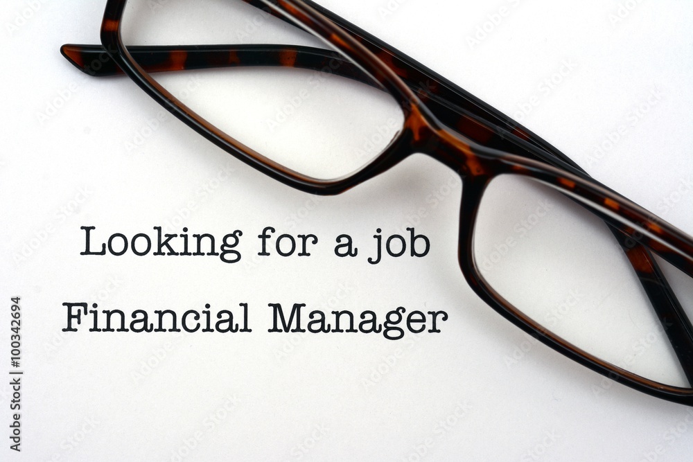 Looking for a job financial manager Looking for a job financial manager