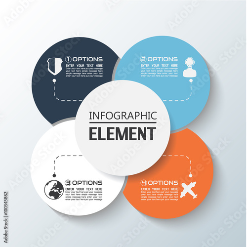 ELEMENT FOR INFOGRAPHIC CHART TEMPLATE GEOMETRIC FIGURE RIMS STACKED