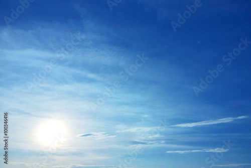 Sunrise on sky
