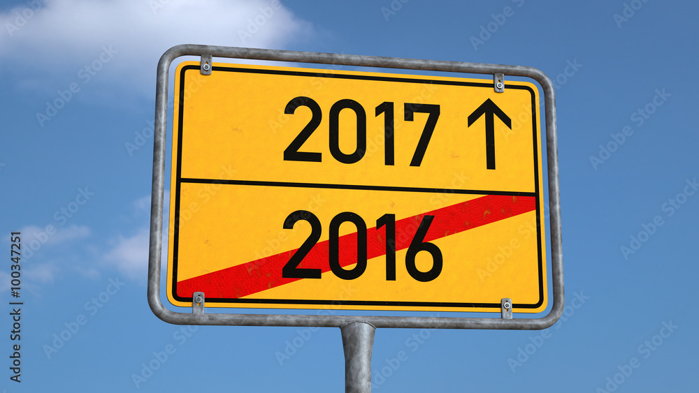 Sign at the turn of the year 2016-2017.
Schild zum Jahreswechsel 2016/2017. Sign at the turn of the year 2016-2017.
Schild zum Jahreswechsel 2016/2017.