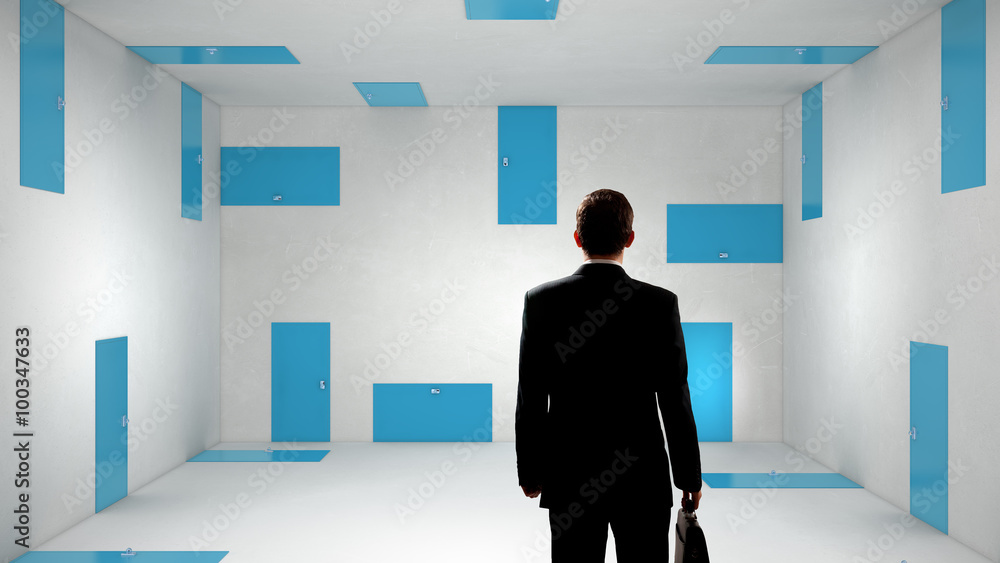 Fototapeta premium When making difficult decision