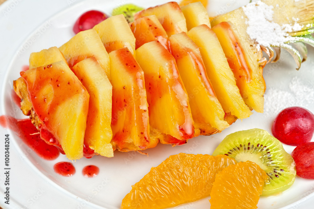 Fresh organic fruit salad Fresh organic fruit salad
