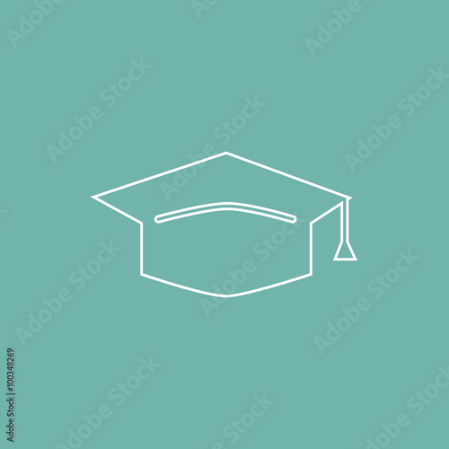Hat graduate icon