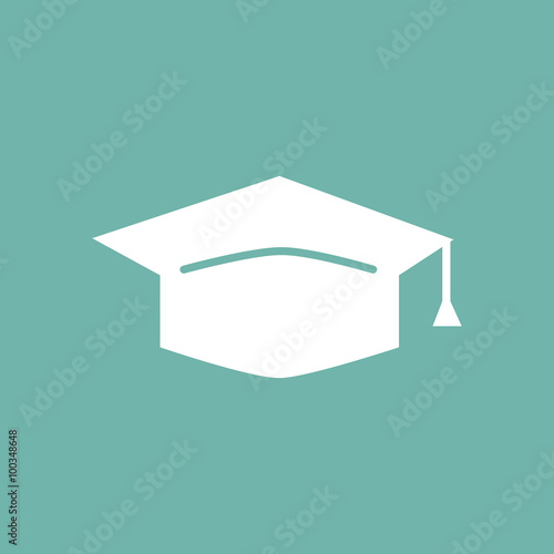 illustration of hat graduate icon