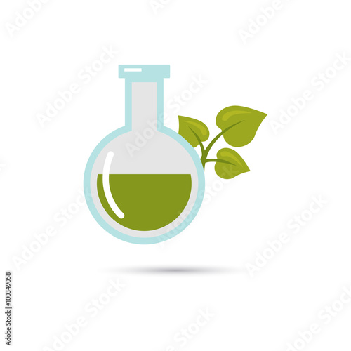 Color illustration of plant fertilization
