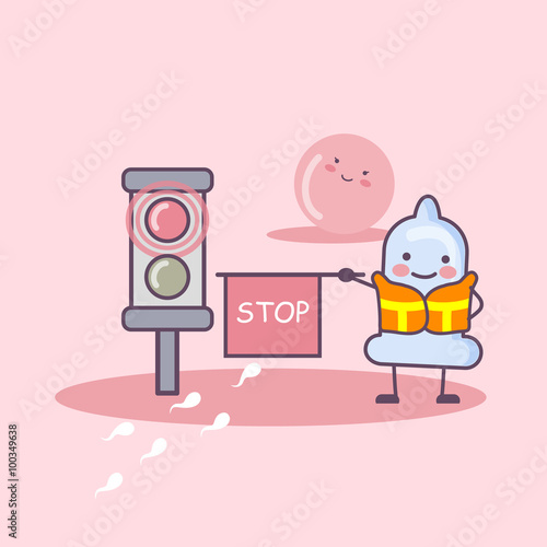 safe sex and contraception concept