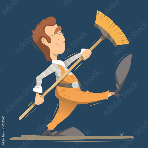 Man cleaner