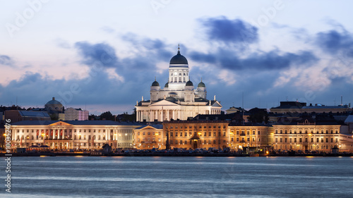 Obraz na plátně Helsinki Skyline
