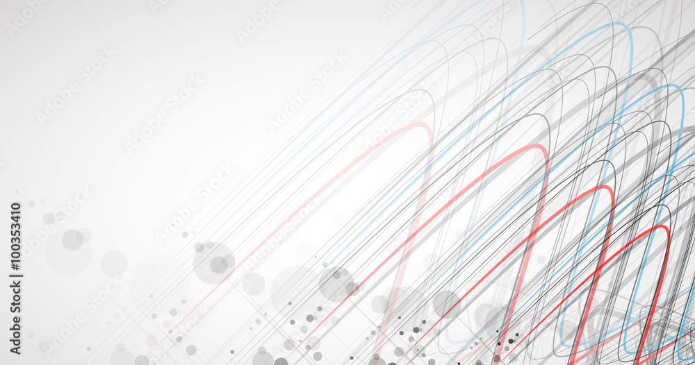 Scientific Future Technology. For Business Presentation. Flyer, Poster Vector Concept Background