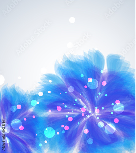 Vector Abstract flowers