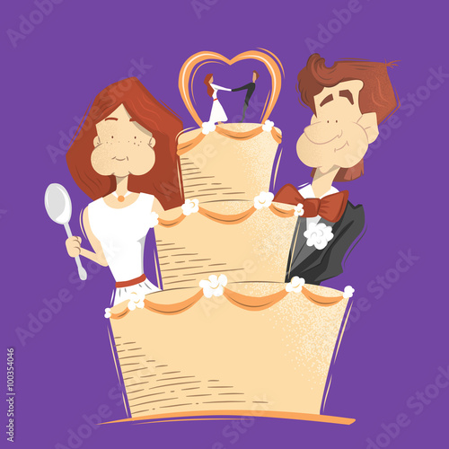 Wedding big cake