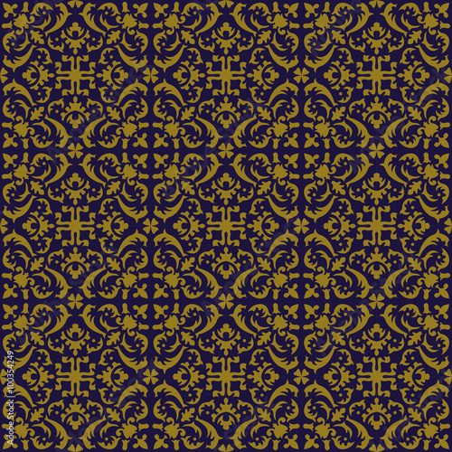 Elegant antique background image of spiral geometry kaleidoscope pattern. 