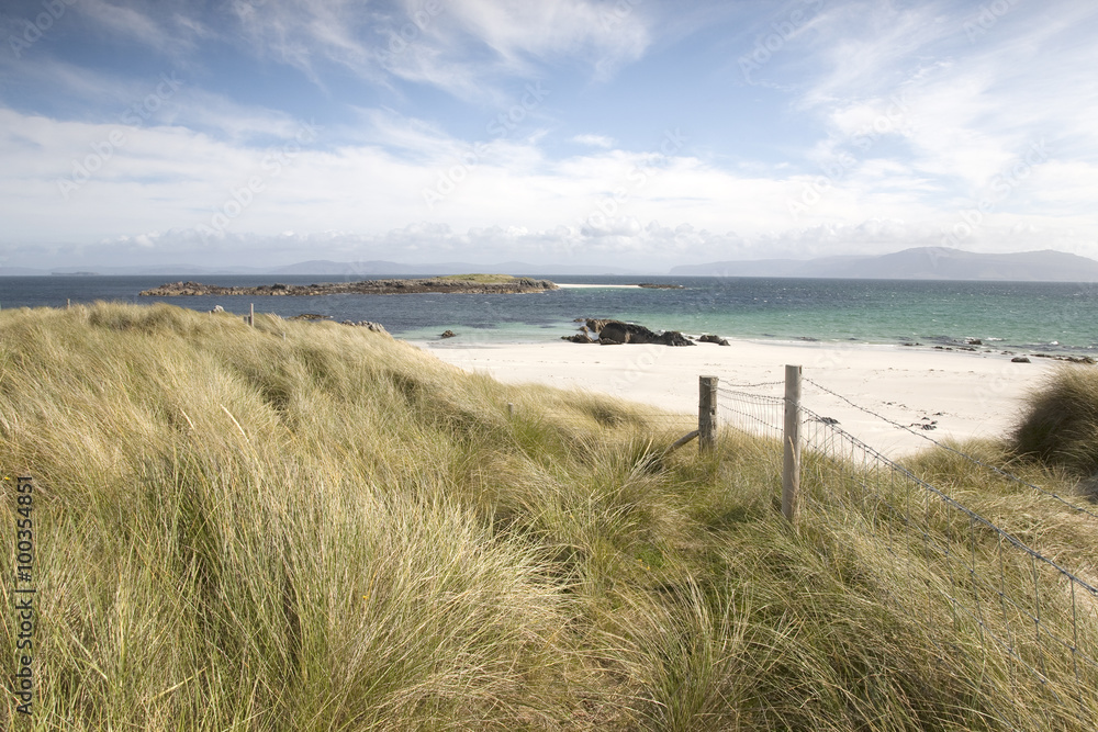 Traigh Ban; White Strand of the Monks; Beach; Iona; Scotland, UK