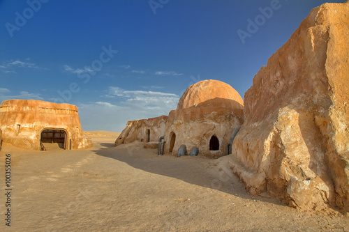Foto Houses in the Sahara