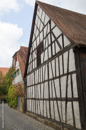 Gebäude iin der Strasse Krottental in Forchheim, Oberfranken, Deutschland