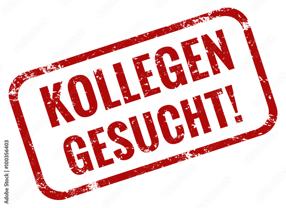 Kollegen gesucht Stempel rot grunge Kollegen gesucht Stempel rot grunge