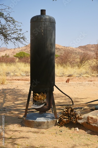 Donkey- Holzofen in Namibia photo