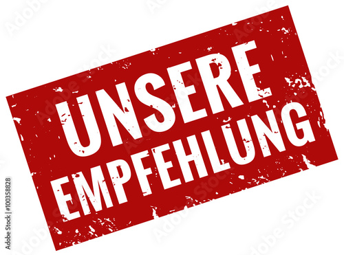 Unsere Empfehlung Stempel rot