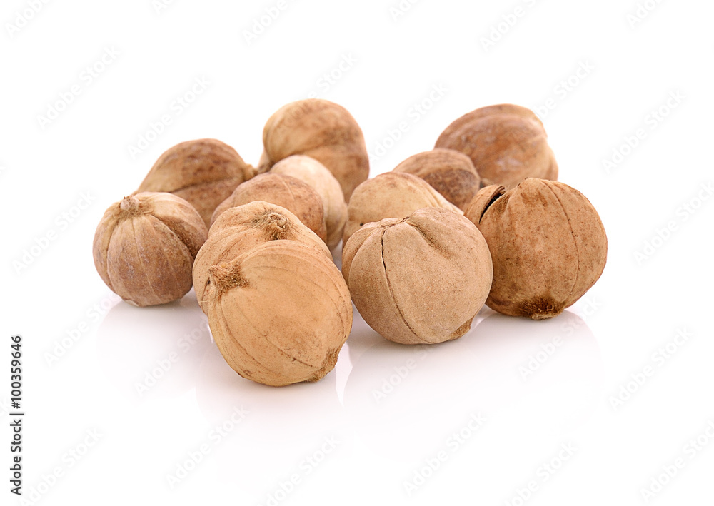 Siam Cardamom isolated on white background. Siam Cardamom isolated on white background.