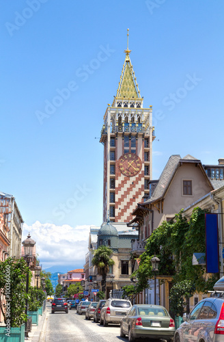 Clock Tower in the center of Batumi