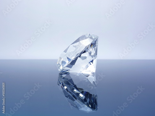 Brilliant Diamond close up, Luxury gemstone background