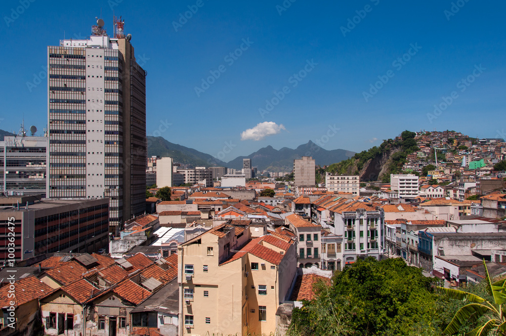 Old Part of Rio de Janeiro City Old Part of Rio de Janeiro City