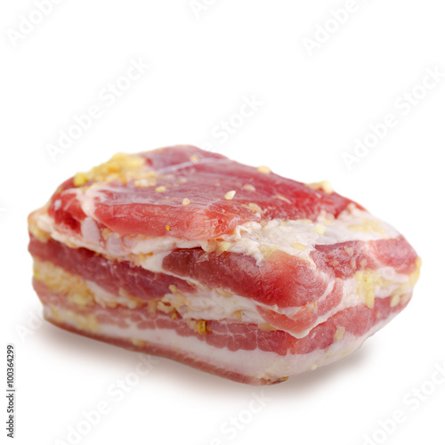 Pork meat isolated on white background