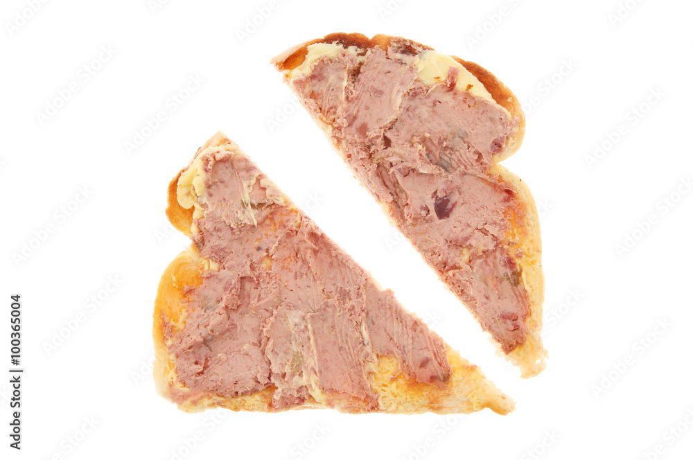 Pate on toast Pate on toast