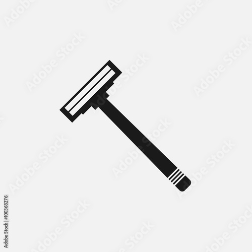 women razor black icon