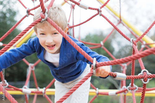 kid at playground