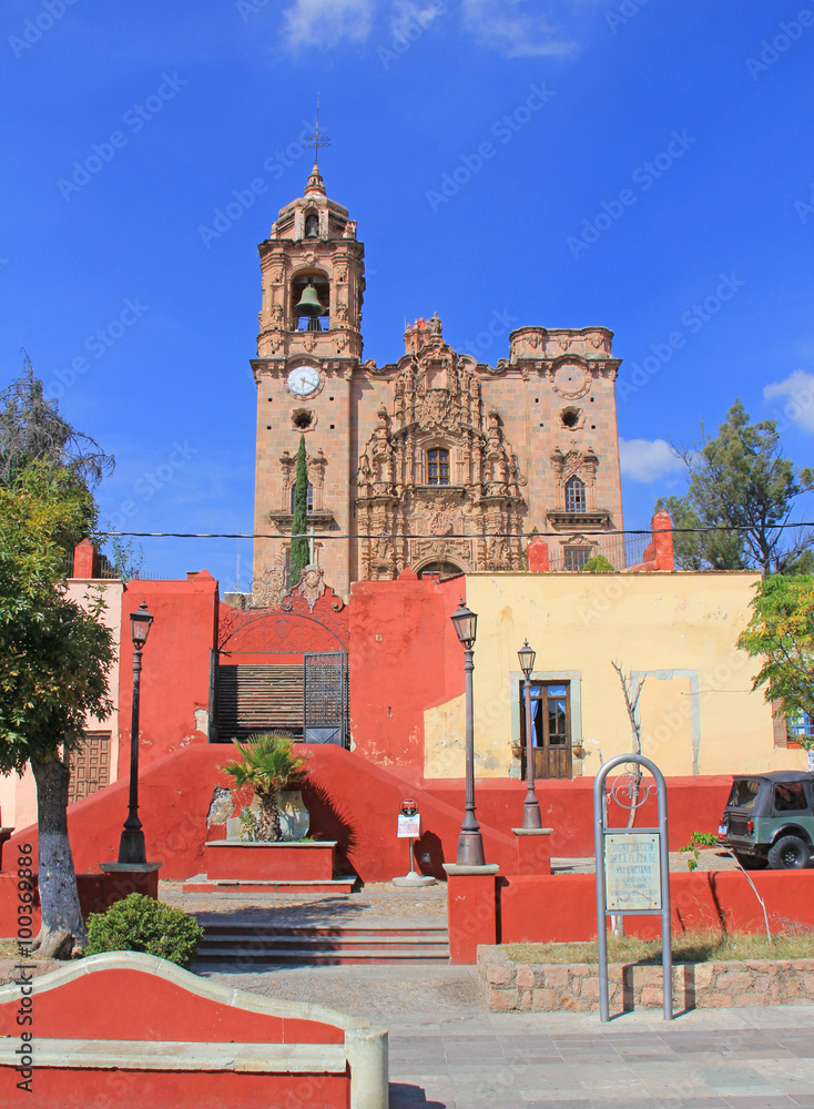 Eglise San Cayetano ( La Valenciana ) à Guanajuato Mexique Stock Photo |  Adobe Stock