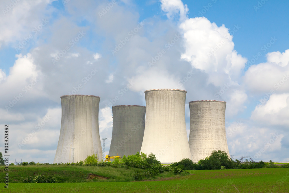 Nuclear power plant Dukovany in Czech Republic Europe