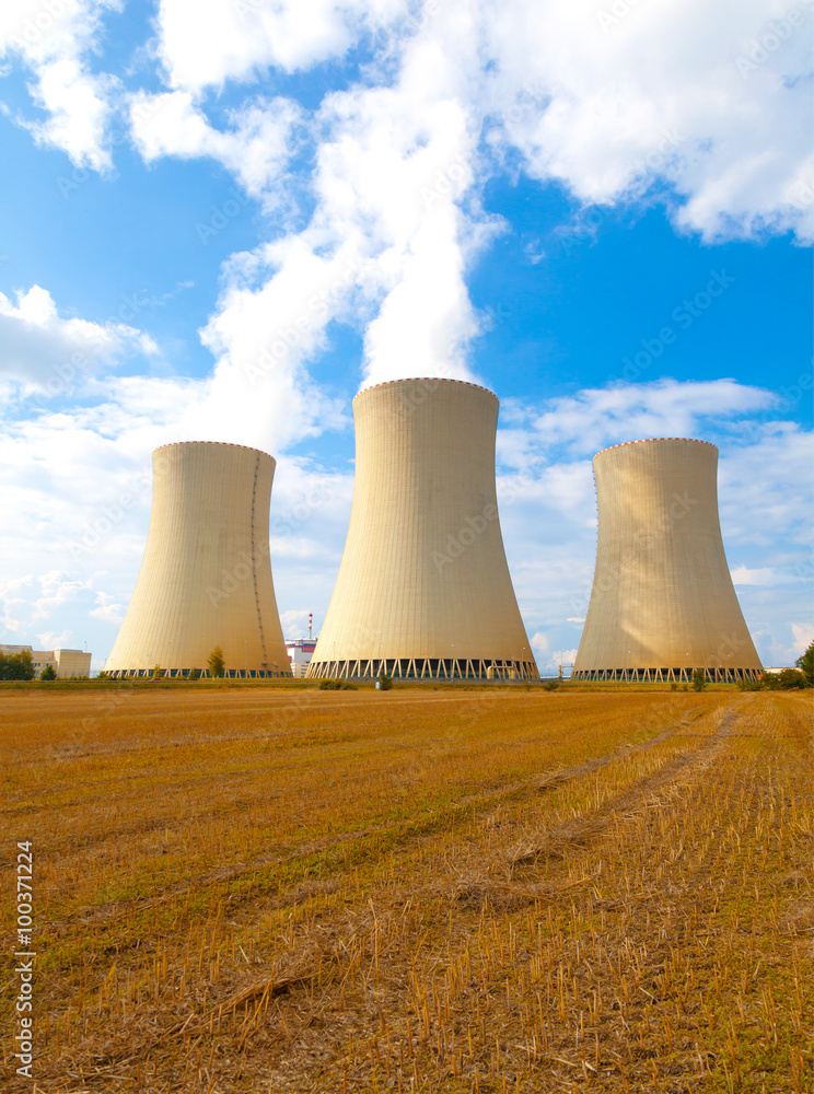 Nuclear power plant Dukovany in Czech Republic Europe