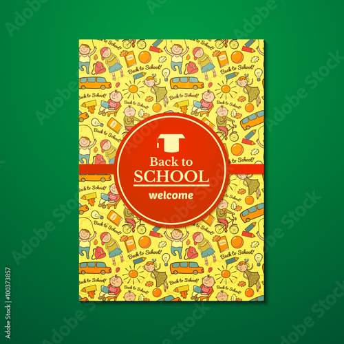 Vector school brochure