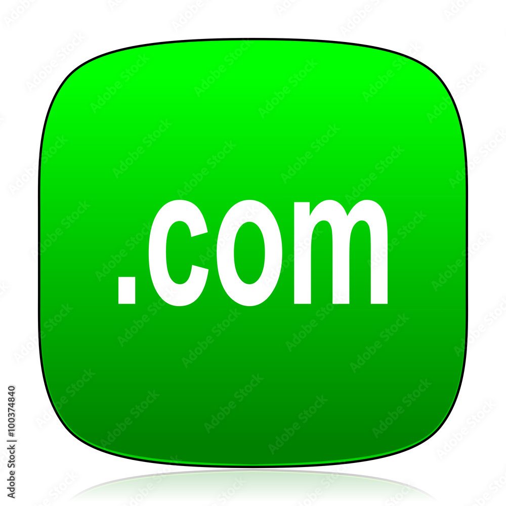 com green icon for web and mobile app com green icon for web and mobile app