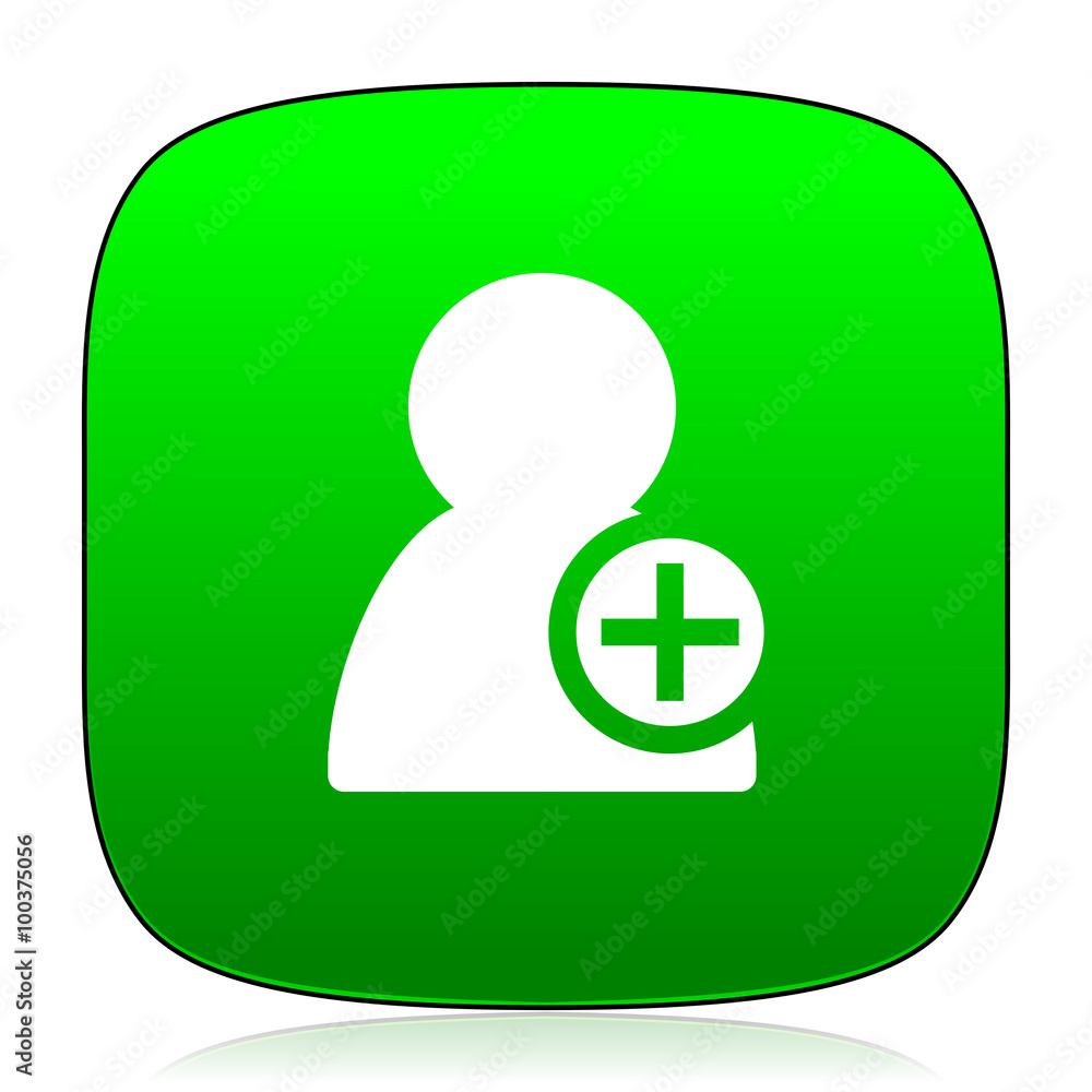 add contact green icon for web and mobile app add contact green icon for web and mobile app