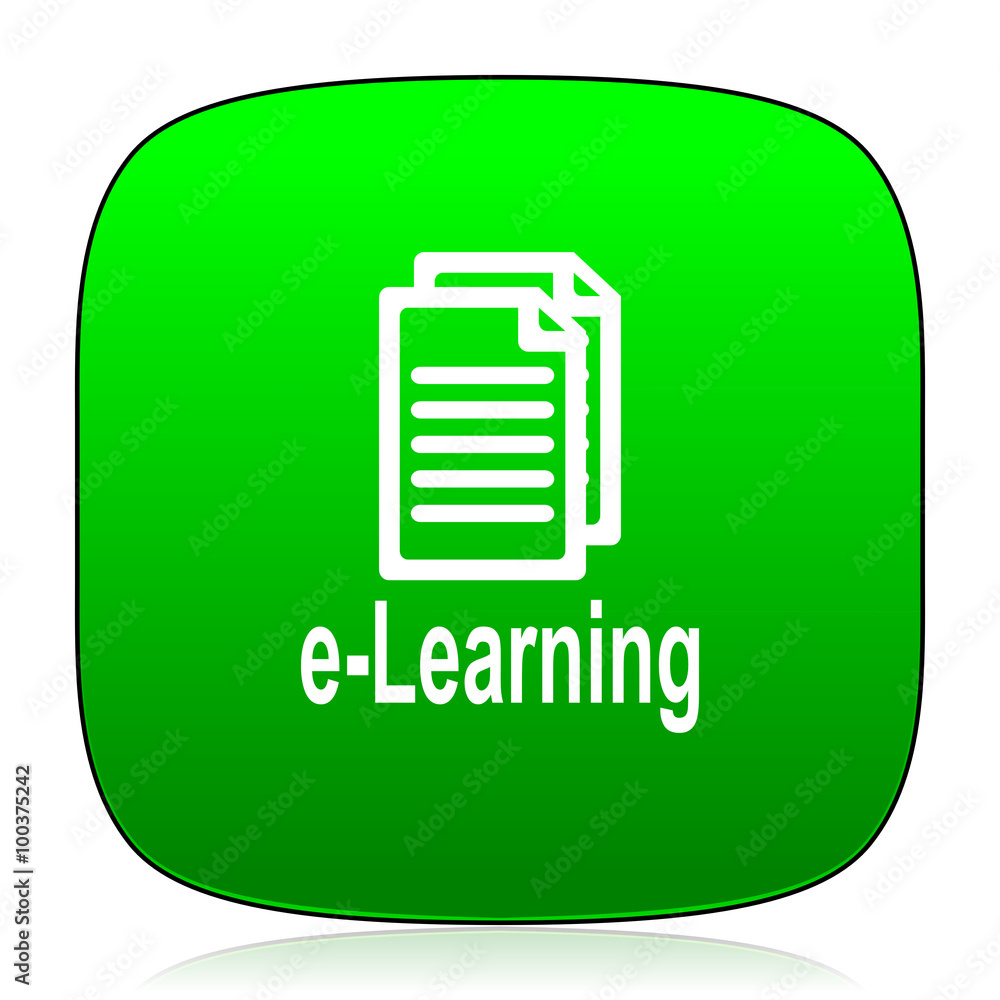 learning green icon for web and mobile app learning green icon for web and mobile app