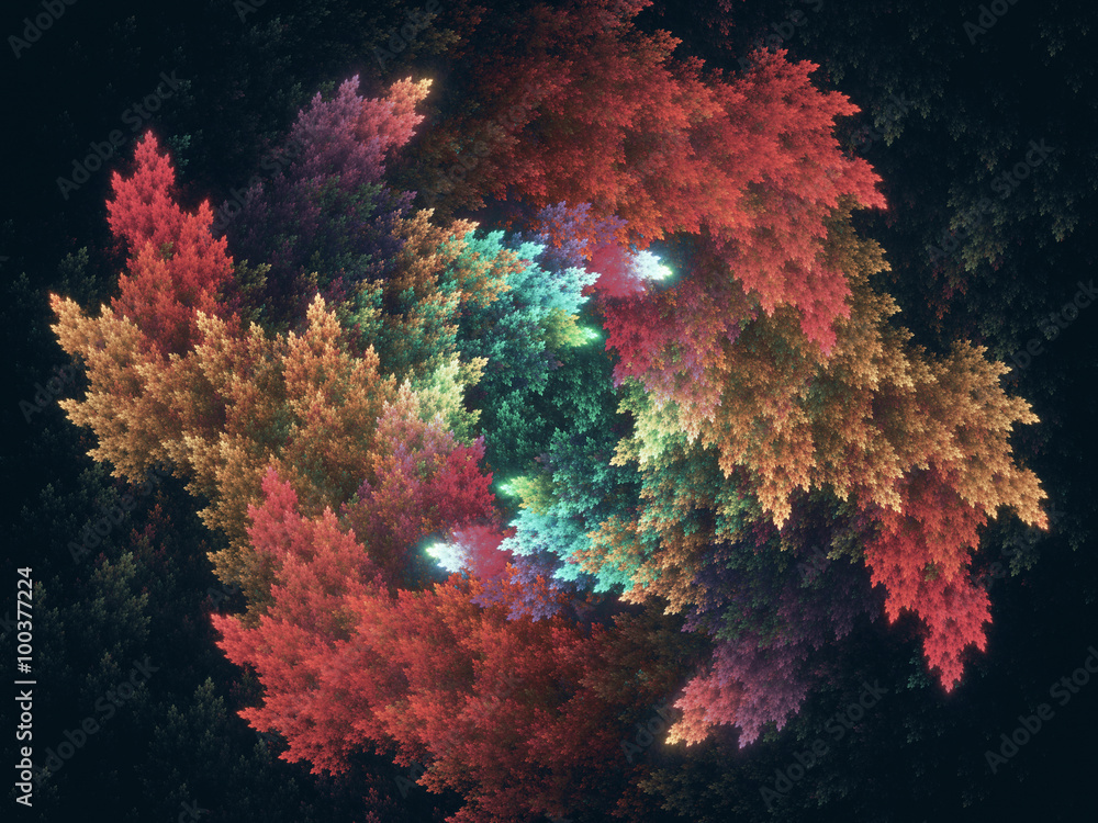 Fototapeta premium Abstract fractal background