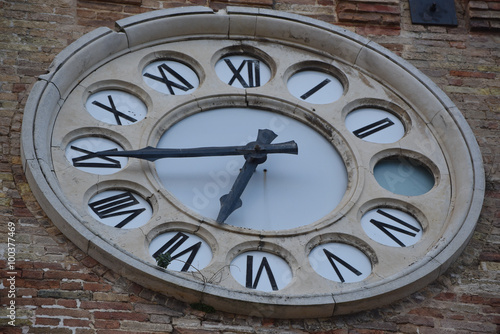 Clock Tower, Acquaviva Picena, Italy