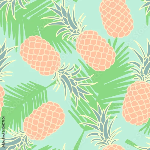 Tapety Streszczenie wzór ananasa bez szwu