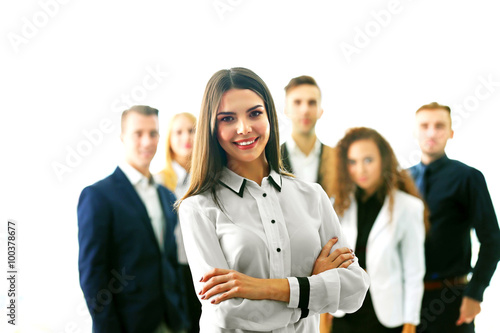 Photo of young business peo...