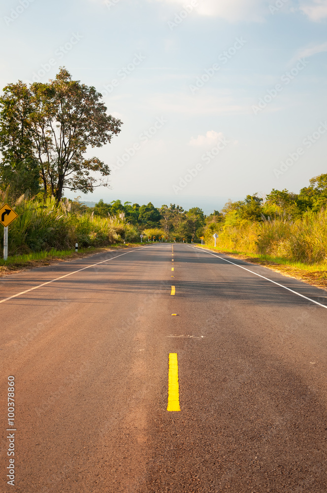 Fototapeta premium Landscape of Country Road